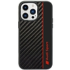 Audi Carbon Fibre Stripe iPhone 14 Pro Max 6,7" fekete/fekete keménytok AUS-TPUPCIP14PM-R8/D1-BK