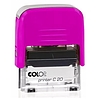 Colop Printer C 20 szövegbélyegző önfestékező neon pink ház fekete párnával 14x38 mm védőtalppal