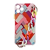 Color Chain Case gél rugalmas rugalmas tokvédő láncfüggővel Xiaomi Redmi 10 többszínű telefonhoz (3)