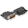 Delock Adapter DVI-25tűs male  HDMI female (65024)