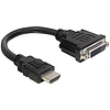 Delock Adapter HDMI apa - DVI 24+5 anya 20 cm (65327)