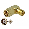 Delock Adapter RP-SMA-dugó apa RP-SMA csatlakozóhüvely 90 3 GHz (89968)