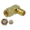 Delock Adapter SMA-dugó apa RP-SMA csatlakozóhüvely 90 3 GHz (89967)