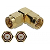 Delock Adapter SMA-dugó apa SMA-dugó 90 10 GHz (89950)