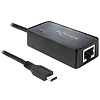 Delock Adapter SuperSpeed USB (USB 3.1 Gen 1) USB Type-C csatlakozódugóval  Gigabit LAN 10/100/1000 (62642)