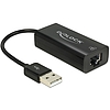 Delock Adapter USB 2.0  LAN 10/100 Mb/s (62595)