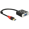 Delock Adapter USB 3.0 A-típusú csatlakozódugóval  VGA csatlakozóhüvellyel (62738)