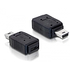 Delock Adapter USB mini apa  USB micro-A+B anya (65155)