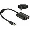 Delock Adapter USB Type-C csatlakozódugóval  HDMI csatlakozóhüvellyel (DP váltakozó mód) 4K 60 Hz (62988)