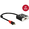 Delock Adapter USB Type-C csatlakozódugóval  HDMI csatlakozóhüvellyel (DP váltakozó mód) 4K 30 Hz (62999)