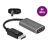 Delock Aktív DisplayPort 1.4 - HDMI adapter 8K HDR funkcióval (63118)