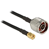 Delock Antenna Cable N Plug  RP-SMA Plug CFD200 0.5 m Low Loss (88937)