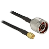 Delock Antenna Cable N plug  SMA plug CFD200 2.5 m low loss (89420)