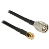 Delock Antenna Cable RP-TNC Plug  SMA Plug RG-58 C/U 2,5 m (89514)