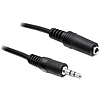 Delock audio kábel sztereo jack 3.5 mm apa / anya, 3 m (84002)