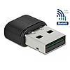 Delock Bluetooth 4.2 és duplasávos WLAN ac/a/b/g/n 433 Mbps USB adapter (61000)