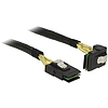 Delock Cable Mini SAS SFF-8087  Mini SAS SFF-8087 angled 1 m (83642)