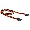 Delock Cable Power SATA 15 Pin male  SATA 15 Pin female extension 100 cm (60133)