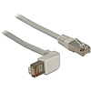 Delock Cable RJ45 Cat.5e SFTP angled / straight 1 m (83515)