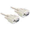 Delock Cable serial Null modem 9 pin female / female 5 m (84250)