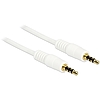 Delock Cable Stereo Jack 3.5 mm 4 pin male  male 15 m (84731)