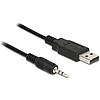 Delock Cable USB TTL male  2.5 mm 3 pin stereo jack male 1.8 m (3.3 V ) (83789)