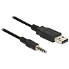 Delock Cable USB TTL male  3.5 mm 4 pin stereo jack male 1.8 m (5 V) (83778)