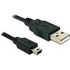 Delock Delock USB 2.0-A  USB mini-B 5 pin 1 m apa / apa kábel (82273)