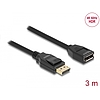 Delock DisplayPort 1.2 hosszabbító kábel 4K 60 Hz 3 m (80003)