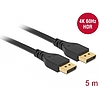 Delock DisplayPort 1.2 kábel 4K 60 Hz 5 m retesz nélküli (85912)