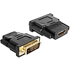 Delock DVI 24+1 pin apa  HDMI anya adapter (65466)