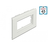 Delock Easy 45 modul tartó telepítési csatornához 130 x 80 mm (81316)