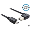 Delock EASY-USB 2.0 -A apa hajlított  USB 2.0 mini apa kábel, 1 m (83378)