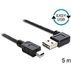 Delock EASY-USB 2.0 -A apa hajlított  USB 2.0 mini apa kábel, 5 m (83381)