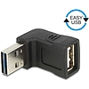 Delock EASY-USB 2.0-A apa  USB 2.0-A anya fel/le forgatott adapter (65521)