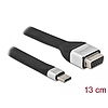 Delock FPC lapos csík kábel USB Type-C - VGA (DP Alt Mode) 13 cm (86935)