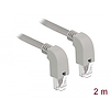 Delock Hálózati kábel RJ45 Cat.6A S/FTP lefelé néző / lefelé néző 2 m (85878)