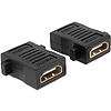 Delock HDMI A anya  anya adapter, csavarhellyel (65509)