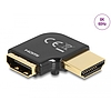 Delock HDMI adapter apa - anya 90 fok balra hajlítva 8K 60 Hz fém (60018)