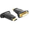 Delock HDMI apa  DVI 24+5 pin anya adapter (65467)