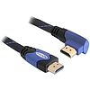 Delock High Speed HDMI-kábel típusú Ethernet HDMI A dugós  HDMI A dugós derékszögű 4K 1 m (82955)