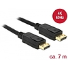 Delock Kábel Displayport 1.2 dugó  Displayport dugó 4K 60 Hz 7 m (84860)