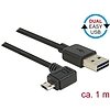 Delock Kábel, EASY-USB 2.0-s A-típusú csatlakozódugó  EASY-USB 2.0-s Micro-B típusú csatlakozódugó, (83846)