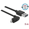 Delock Kábel, EASY-USB 2.0-s A-típusú csatlakozódugó  EASY-USB 2.0-s Micro-B típusú csatlakozódugó, (85561)