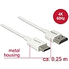 Delock Kábel Nagysebességű HDMI Ethernettel - HDMI-A-csatlakozódugó  HDMI Mini-C-csatlakozódugó, 3D (85140)