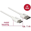 Delock Kábel Nagysebességű HDMI Ethernettel - HDMI-A-csatlakozódugó  HDMI Mini-C-csatlakozódugó, 3D (85142)