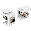 Delock Keystone 2.1/5.5mm DC aljzat modul (86355)