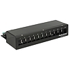 Delock Keystone Desktop Patch Panel 12 Port black (43339)