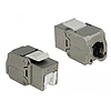 Delock Keystone modul, RJ45-aljzat  LSA Cat.6A STP, porvédo (86385)