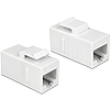 Delock Keystone modul, RJ45-aljzat  RJ45-aljzat, Cat.6 UTP, fehér (86379)